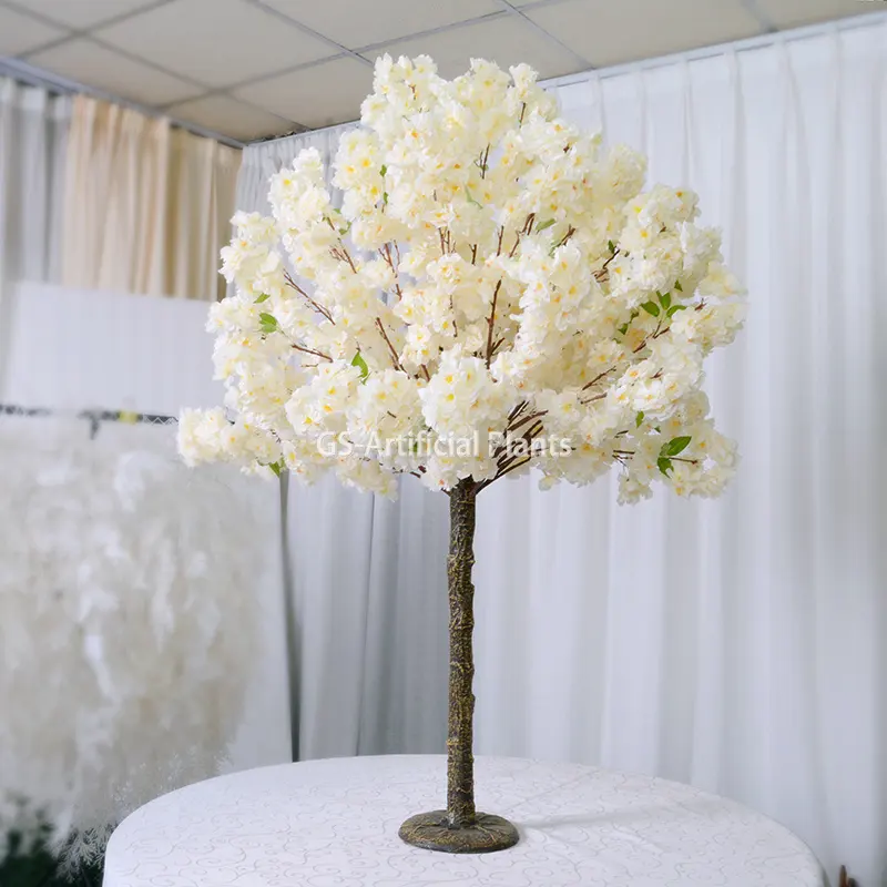 Elegant japanese sakura 3ft 4ft 5ft 6ft 7ft 8ft 10ft indoor wedding pink white flower artificial cherry plants