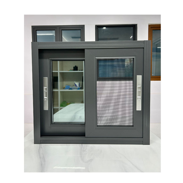 Cheap Black Aluminum House Windows Doors