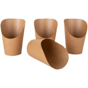 Custom Egg Waffle Holder Perfect Paper French Fries Cup Holder Disposable Take-out Party Baking Waffle Paper Popcorn Boxes
