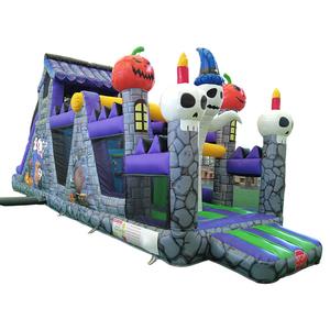 WINSUN - Obstáculo Inflable Gigante Personalizado con Forma de Fantasma para Halloween, Decoración para Parques Temáticos, Festivales y Parques de Diversiones al Aire Libre - Product Image 1