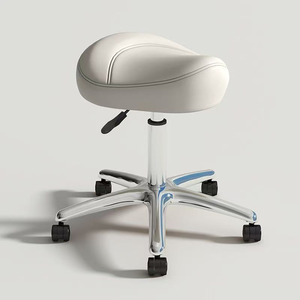 Chaise de beauté pour salon de coiffure, chaise de coiffeur avec poulie rotative et réglable en hauteur, chaise de coiffage. - Product Image 4