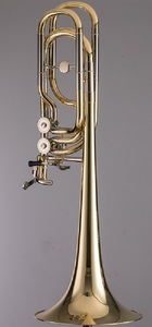 <span class=keywords><strong>Trombone</strong></span> basse à double piston en laiton avec clés Bb/F/Gb/D - Product Image 6