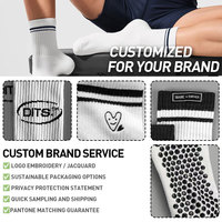 Chaussettes en coton premium personnalisées avec logo imprimé numériquement pour l'automne, unisexes, hommes, femmes, équipe