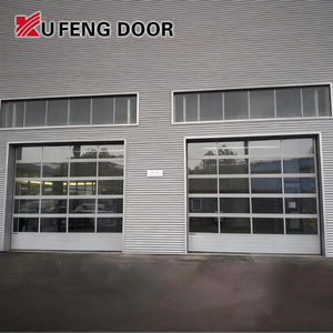 Portes <span class=keywords><strong>de</strong></span> <span class=keywords><strong>garage</strong></span> en aluminium européennes à vitrage intégral noires pour villas et commerces – <span class=keywords><strong>Prix</strong></span> abordable - Product Image 1