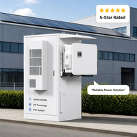 Système de stockage d'énergie commercial intelligent haute tension Runhang GCB-E240 125kW 241kWh avec batterie LiFePO4, 6000 cycles, 768V, IP54