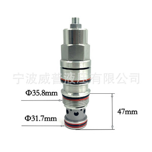 CagG Balance <b>Valve</b> 315 Bar 100 L Min Pressure Control Hydraulic Cartridge <b>Valve</b> - Product Image 3