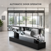 Motor Penggerak Pintu Geser Kaca Otomatis Guidi dengan Sistem Kontrol Akses Rel, Produsen OEM