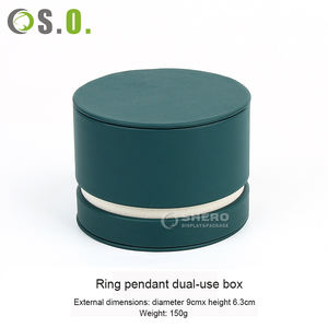 Cajas de Embalaje de Joyería Premium Personalizadas en Blanco y Verde para Collares, Pulseras, Anillos y Pendientes - Product Image 4