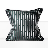 Vente en gros de taie d'oreiller personnalisée Jacquard de luxe pour la décoration de la maison canapé or housse de coussin motif géométrique série de housses de coussin