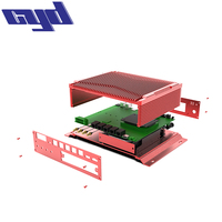 Caja de batería de extrusión de aluminio para montaje en pared Caja de aluminio extruido personalizada