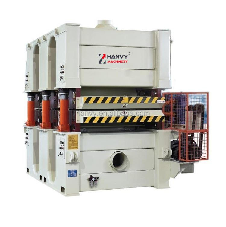 Двухсторонний 4 шлифовальные головки для изготовления фанеры шлифовальный станок для широкой ленты шлифовальный станок для фанеры