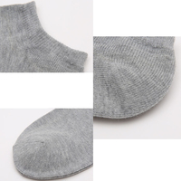 Vente en gros OEM de chaussettes unisexes de cheville blanches respirantes avec logo personnalisé sublimation de qualité pour hommes
