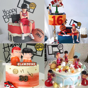 Figuras DE ACCIÓN DE <span class=keywords><strong>Slam</strong></span> Dunk, modelo de PVC, jugador de baloncesto, decoración de escritorio de coche coleccionable - Product Image 2