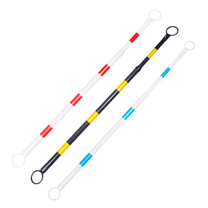 High Quality Plastic Reflective Warning <strong>Crowd</strong> <strong>Control</strong> Road Safety <strong>Barrier</strong> Retractable Connecting Rod Traffic Cone Expandable Bar - Product Image 1