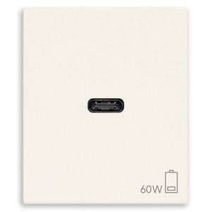 <b>Usb</b> C Power Adapter 60W White <b>Wall</b> Charger With 60W Charging Capacity - Product Image 1
