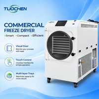 Machine de lyophilisation commerciale, lyophilisateur sous vide pour aliments, fruits, bonbons, café froid, lait, fleurs