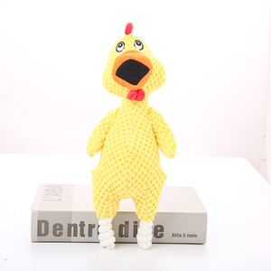 Jouet à mâcher pour chien en peluche écologique unique avec fonction sonore pour une utilisation en intérieur et en extérieur - Product Image 3