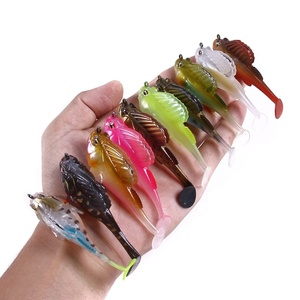 Esca Morbida da Pesca 7cm 14g per <span class=keywords><strong>Luccio</strong></span> e Spigola, Jig con Coda a Paletta per Acque Profonde, Leurre Pesca Swimbait - Product Image 4
