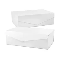 Les boîtes pliantes en carton de papier de luxe imprimées sur mesure conçoivent votre emballage de logo boîte cadeau magnétique noire