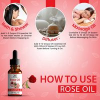 Huile essentielle de rose de Damas biologique en gros 100% pure pour les soins de la peau | Qualité thérapeutique