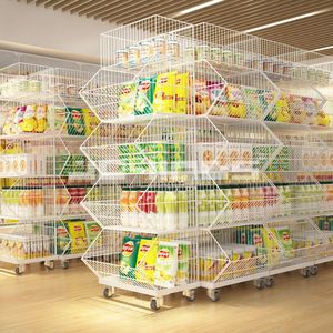 <strong>High</strong> <strong>Quality</strong> Black Metal <strong>Wire</strong> <strong>Display</strong> Stand Independent Grid Panel Merchandise <strong>Rack</strong> for Supermarket Store Use - Product Image 2
