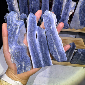 High Quality Natural Gemstone Crystal <strong>Stone</strong> Blue Coral <strong>Jade</strong> Fossil Point for Decoration - Product Image 4