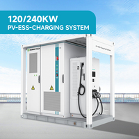 Système solaire hybride résidentiel 120 kW 240 kW tout-en-un, système d'énergie solaire avec panneaux solaires, coût du système, production d'énergie pour la maison avec chargeur de véhicule électrique