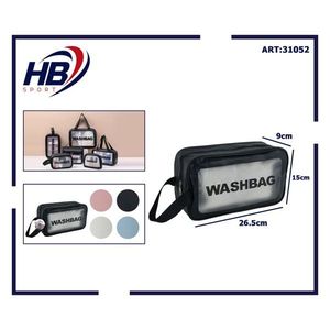 Bolsa de Aseo Impermeable para Viaje con Asa Individual, 26x9.5x15cm - Product Image 1
