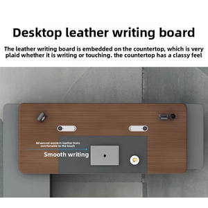 Scrivania moderna, minimalista, elegante, di grande classe con tecnologia di ricarica Wireless, scrivania del CEO - Product Image 2