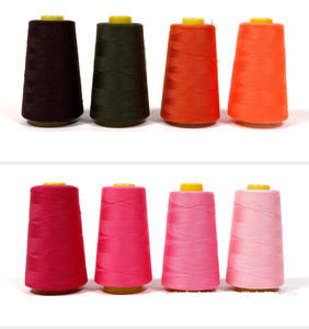 <span class=keywords><strong>Fil</strong></span> à coudre en polyester 100 % <span class=keywords><strong>fil</strong></span>é, teint en couleur unie, Hilo, en gros, avec différentes couleurs, 40/2 - Product Image 2