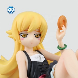 Figura de Anime de la Serie Monogatari, <span class=keywords><strong>Shinobu</strong></span> Oshino, Versión Donut, Escala 1/8, Edición Especial, Estatua con Vestido Negro, Manualidades de Plástico - Product Image 2