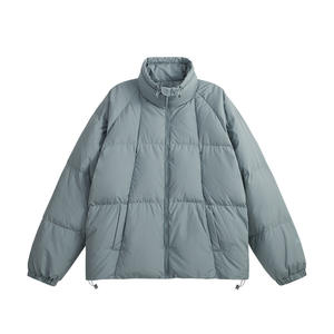 2024 OEM Logo personnalisé Broderie Design imprimé Veste à col montant en velours côtelé contrasté à la mode - Product Image 2