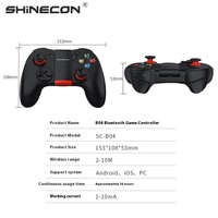 Manette Joystick VR Sans Fil Shinecon Compatible Android iOS, Connexion Directe Téléphone Mobile pour Jeu