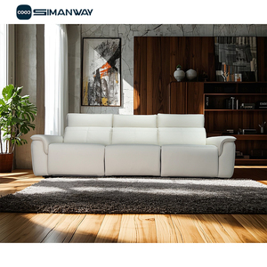 Sofa góc đa năng hiện đại 3 chỗ ngồi, bọc da cao cấp, tích hợp chức năng chỉnh điện, có cổng sạc USB, bán buôn từ nhà máy - Product Image 2