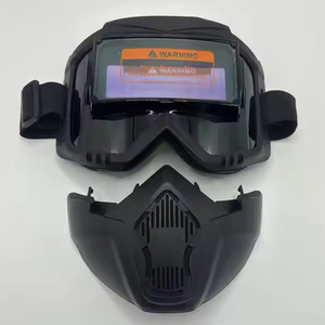 Casque de soudage intégral léger à obscurcissement automatique True Color HD View, alimenté par énergie solaire, pour travaux de soudage - Product Image 5