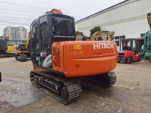 Excavadora pequeña usada de la marca japonesa Hitachi Zx70 de 7 toneladas, excavadora mini de segunda mano Hitachi Zx60 Zx70 de 6 y 7 toneladas. - Product Image 6