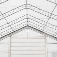 Structure en acier robuste pour extérieur 40x80 pieds (12x24m) pour entrepôt industriel, garages à toit en dôme, auvents, abris de voiture et parkings