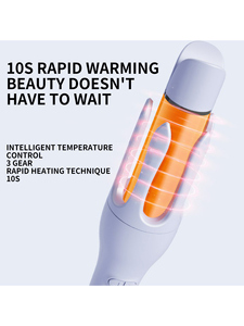 Đa 1.26 inch Thùng uốn sắt Cây Đũa Phép Màu tím uốn Irons tóc chuyên nghiệp Curler - Product Image 6