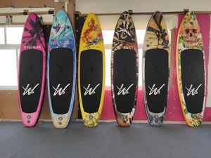 Planche de surf <span class=keywords><strong>gonflable</strong></span> double couche personnalisée en fibre de carbone de <span class=keywords><strong>11</strong></span> <span class=keywords><strong>pieds</strong></span>, fabrication Weihai, pour Stand Up <span class=keywords><strong>Paddle</strong></span> (SUP) - Product Image 3