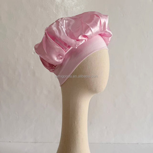 Bandeau large et très élastique <span class=keywords><strong>LUMI</strong></span> personnalisé avec logo, coloré, en double satin de soie, pour le sommeil, le bain, la douche, le spa, le yoga et le maquillage, pour femmes - Product Image 4