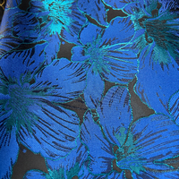 Modisches Neues Design Polyester Schwarzer Damast Stoff Brokat Einzigartige und Luxuriöse Designs Beste Qualität 100% Jacquard JS-1804F