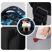 Ensemble sac à dos trolley personnalisé à motif manette de jeu vidéo, double compartiment avec pochette pour ordinateur, sac à déjeuner et trousse à crayons