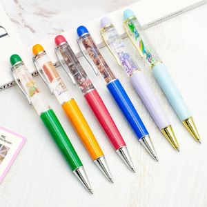 Wholesale Custom Design Pens Promotional 3D Floater Sliding Liquid Floating Pen With Pvc <b>Sheet</b> - Product Image 3