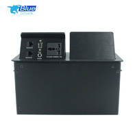 Enchufe de Mesa Industrial Oculto, Multifuncional, Universal, de Aleación de Aluminio, con Clasificación IP55, para Hogar y Oficina, con USB para Datos