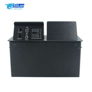 Prise <span class=keywords><strong>de</strong></span> courant escamotable multifonctionnelle universelle pour bureau à domicile, avec ports USB intégrés - Product Image 1