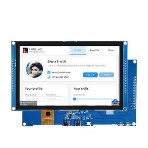 บอร์ดพัฒนาหน้าจอสัมผัส ESP32-S3 ขนาด 7 นิ้ว ความละเอียด 800x480 รุ่น LX7 โปรเซสเซอร์แบบ<span class=keywords><strong>ดู</strong></span>อัลคอร์ หน่วยความจำแฟลช 16M รองรับ WiFi และ BT5 สำหรับ GUI LVGL HMI ESP32 - Product Image 1