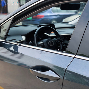 Pembungkus otomatis Film warna pelepasan udara merekat sendiri vinil <span class=keywords><strong>Glitter</strong></span> pembungkus hitam mobil mengkilap