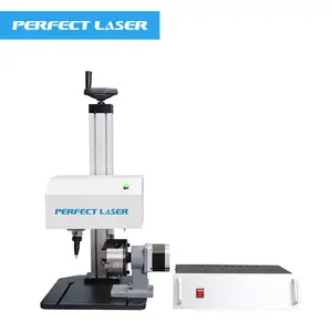 Perfekte Laser-Markierungsmaschine mit rostfreiem Kohlenstoff Aluminium Messing Nummern-Namensschild Schlaggravur Drehpunkt-Peen-Markierungsmaschine