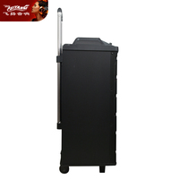 Studio de musique alimenté 3 voies basse simple tour 10 pouces BT TROLLEY JB USB guitare extérieure PA MOBILE PRO DJ ACTIVE haut-parleur audio