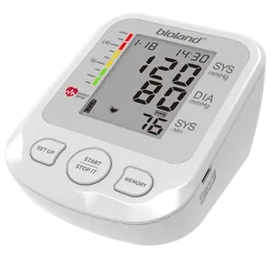 Simple blood pressure measurement device with Large comfortable pressure cuffs for home use